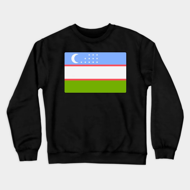 FLAG OF UZBEKISTN Crewneck Sweatshirt by Just Simple and Awesome